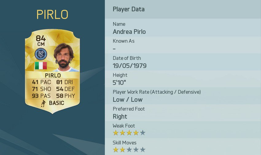 Pirlo FIFA 16